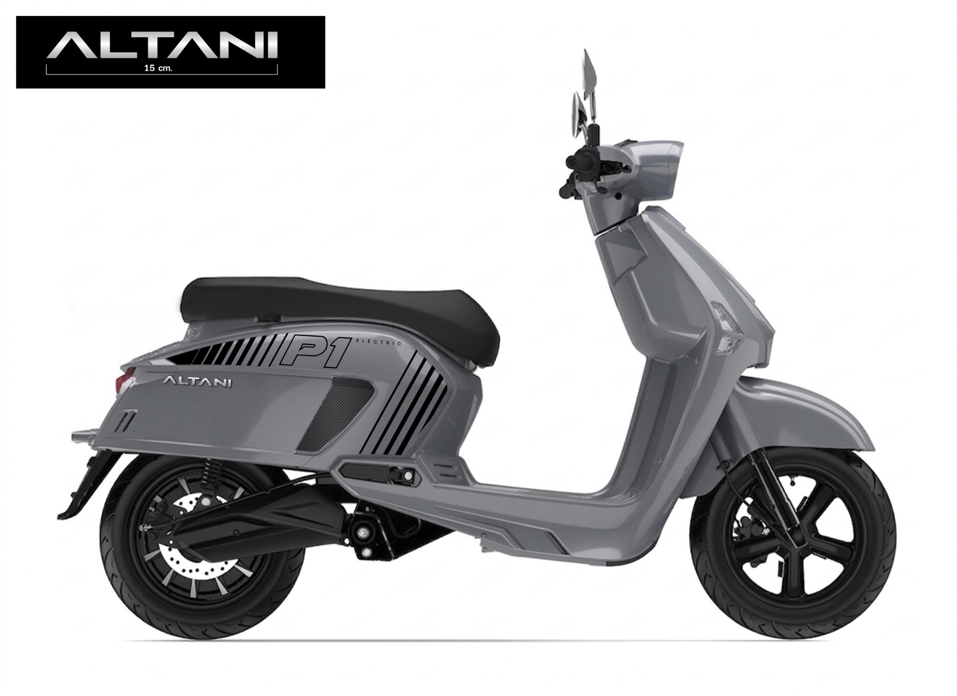 ALTANI P1 side profile in Urban Grey